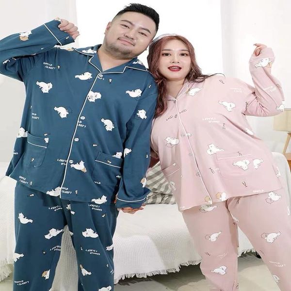 oversized cotton cartoon men's pajamas fat guy long-sleeved open-fit home service suit sleepwear, Black;brown
oversized cotton cartoon men's pajamas fat guy long-sleeved open-fit home service suit sleepwear, Black;brown
