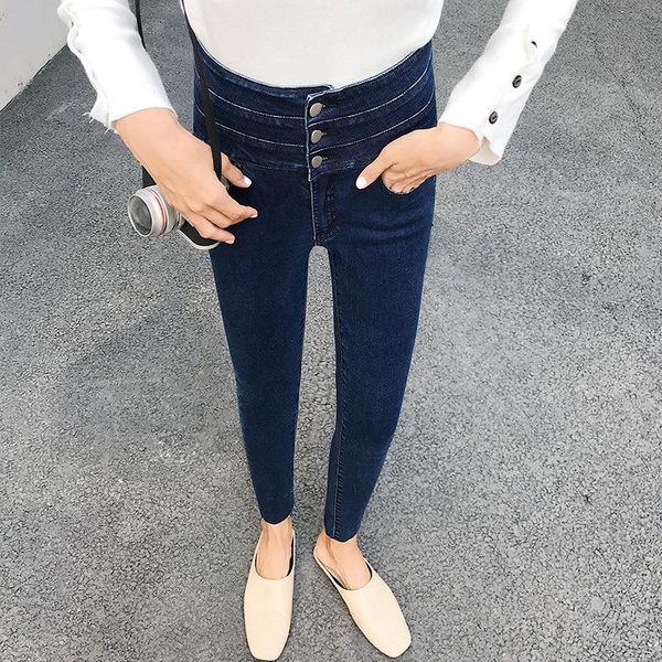 women's jeans autumn and winter plus velvet ultra-high waist denim pants streetwear slim black, Blue
women's jeans autumn and winter plus velvet ultra-high waist denim pants streetwear slim black, Blue
