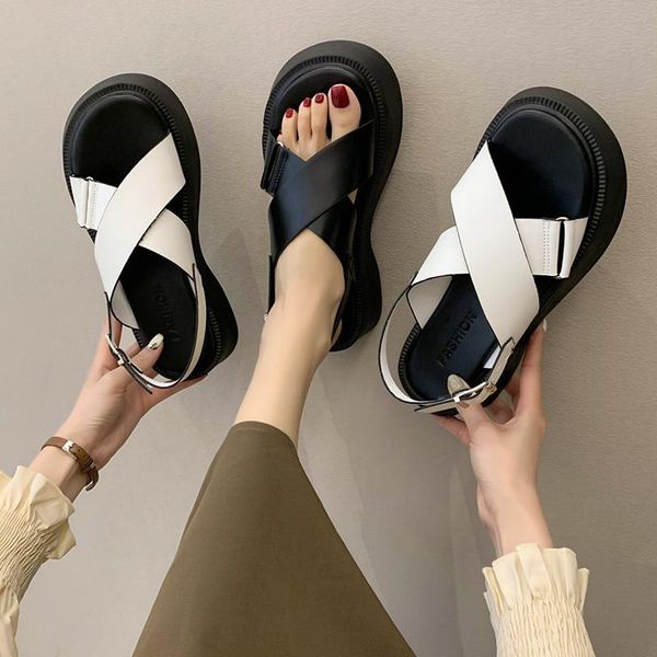 summer flats sandals women flat platform mixed colors cross-strap gladiator fashion lady shoes sandalias mujer, Black
summer flats sandals women flat platform mixed colors cross-strap gladiator fashion lady shoes sandalias mujer, Black