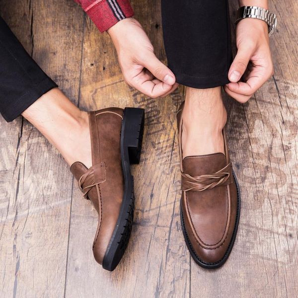 dress shoes fashion men 2021 handmade leather business wedding formal leisure flats slip on hv-026, Black
dress shoes fashion men 2021 handmade leather business wedding formal leisure flats slip on hv-026, Black