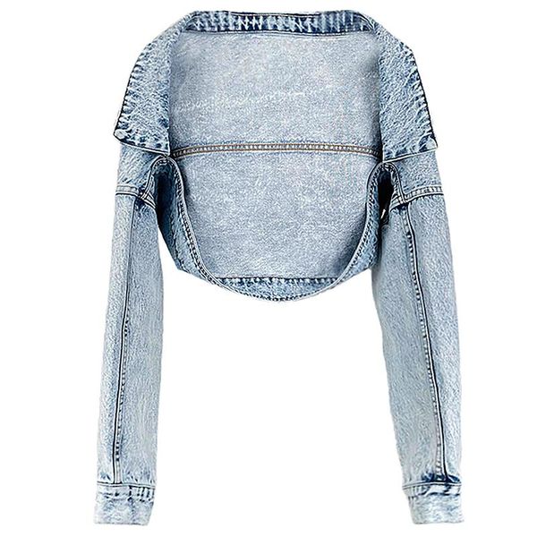 women's jackets fashion for women 2021 coat shawl-style denim long-sleeved jacket design sense casual short coats clothing, Black;brown
women's jackets fashion for women 2021 coat shawl-style denim long-sleeved jacket design sense casual short coats clothing, Black;brown