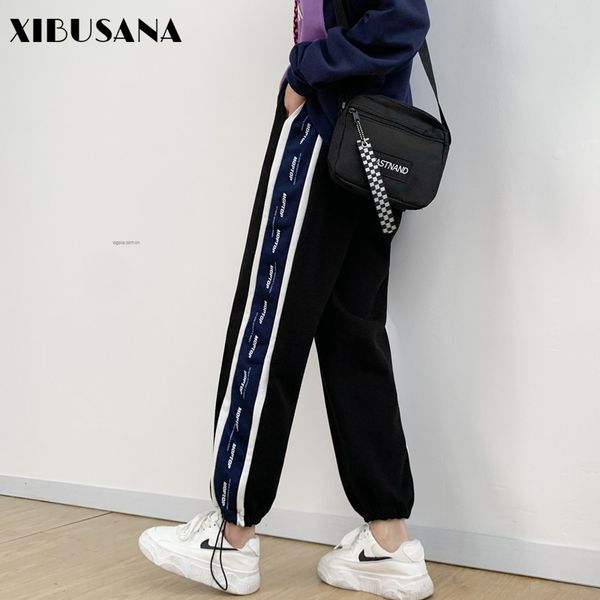 women harem pants spring autumn fashion female high waist drawstring loose pant straight trousers streetwear sweatpants 210423, Black;white
women harem pants spring autumn fashion female high waist drawstring loose pant straight trousers streetwear sweatpants 210423, Black;white
