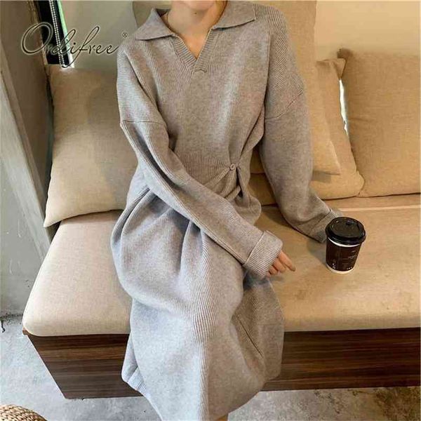 autumn winter women knitted dress long sleeve thick warm loose stretch sweater 210513, Black;gray
autumn winter women knitted dress long sleeve thick warm loose stretch sweater 210513, Black;gray