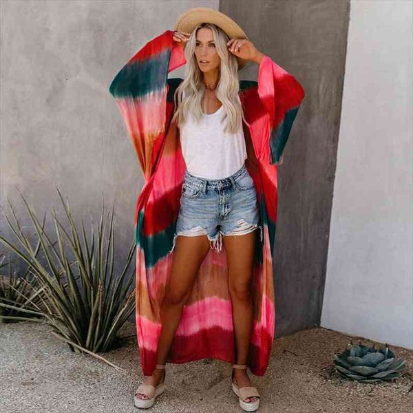 tie dye print beach kimomo swimwear summer colorful vintage bikini cover up bohemian oversize long cardigan, White;black
tie dye print beach kimomo swimwear summer colorful vintage bikini cover up bohemian oversize long cardigan, White;black