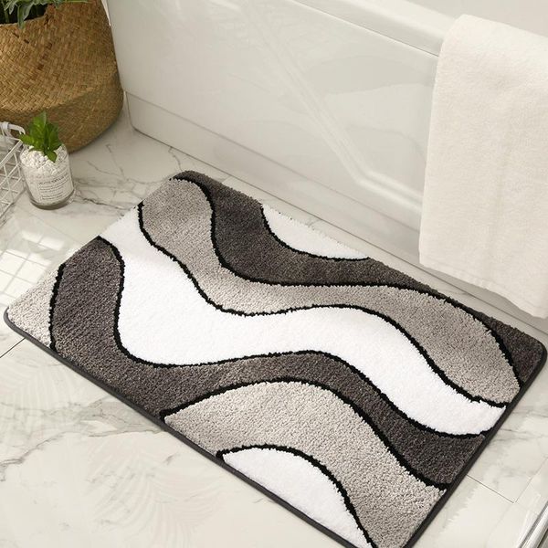 carpets polyester bathroom mat non-slip striped floor mats microfiber toilet absorbent bath foot rug entrance doormat nordic carpet
carpets polyester bathroom mat non-slip striped floor mats microfiber toilet absorbent bath foot rug entrance doormat nordic carpet