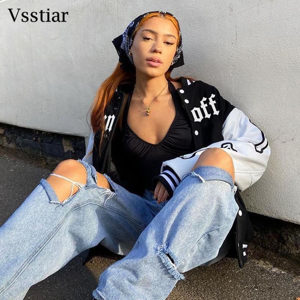 women's jackets vsstiar long sleeve winter jacket fashion patchwork letter printed streetwear baseball uniform varsity coats, Black;brown
women's jackets vsstiar long sleeve winter jacket fashion patchwork letter printed streetwear baseball uniform varsity coats, Black;brown
