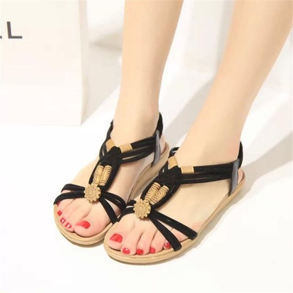 women summer sandals shoes bohemia gladiator beach flat casual leisure female ladies slip on sandalias, Black
women summer sandals shoes bohemia gladiator beach flat casual leisure female ladies slip on sandalias, Black