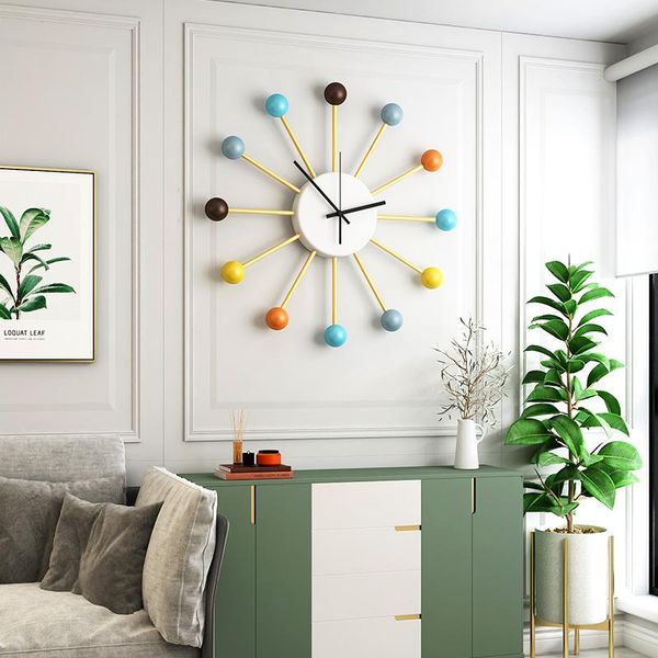 modern watches nordic home living room decoration wooden balls metal large wall clock design teen bedroom kitchen decor clocks
modern watches nordic home living room decoration wooden balls metal large wall clock design teen bedroom kitchen decor clocks