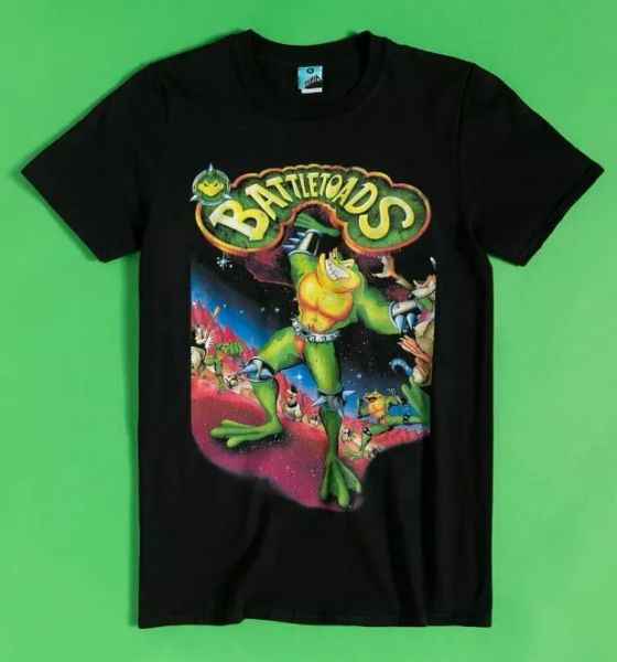 battletoads black t-shirt, White;black 
battletoads black t-shirt, White;black