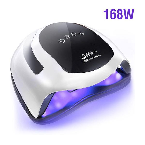 nail dryers 168w high power uv led lamp for dryer gel varnish professional drying nails art salon manicure tools
nail dryers 168w high power uv led lamp for dryer gel varnish professional drying nails art salon manicure tools