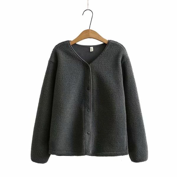 plus size outerwear & coats jackets oversized women2021 winter lamb fleece polar v-neck women coat solid gray black red khaki
plus size outerwear & coats jackets oversized women2021 winter lamb fleece polar v-neck women coat solid gray black red khaki