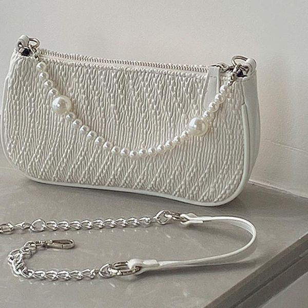 evening bags luxurious messenger bag small handbagsvintage women pu leather pleated shoulder casual pearl chain underarm
evening bags luxurious messenger bag small handbagsvintage women pu leather pleated shoulder casual pearl chain underarm