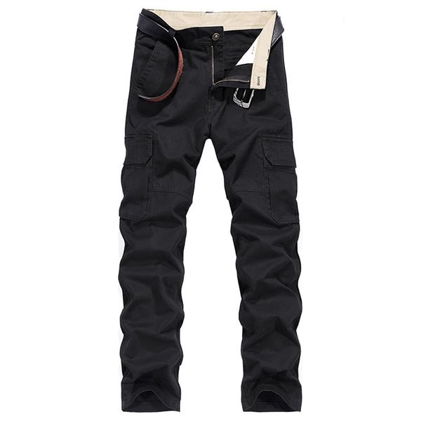 men's pants harajuku khaki casual men military tactical joggers cargo multi-pocket fashions techwear army trousers, Black
men's pants harajuku khaki casual men military tactical joggers cargo multi-pocket fashions techwear army trousers, Black
