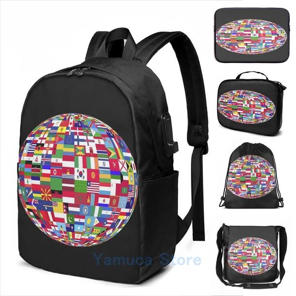 backpack funny graphic print one globe usb charge men school bags women bag travel laptop
backpack funny graphic print one globe usb charge men school bags women bag travel laptop
