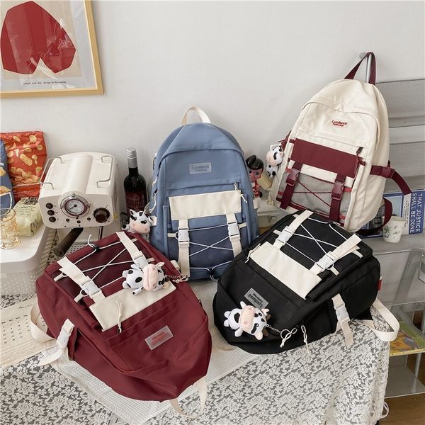 backpack summer fashion casual nylon bag waterproof female backpacks big rucksack l3cu
