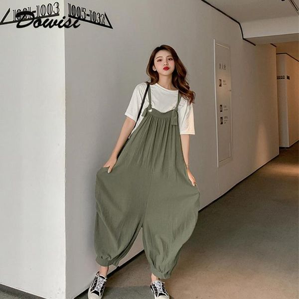 women's jumpsuits & rompers women one-piece jumpsuit 2021 loose causal overalls summer calf-length womens solid color pants with pocket, Black;white
women's jumpsuits & rompers women one-piece jumpsuit 2021 loose causal overalls summer calf-length womens solid color pants with pocket, Black;white