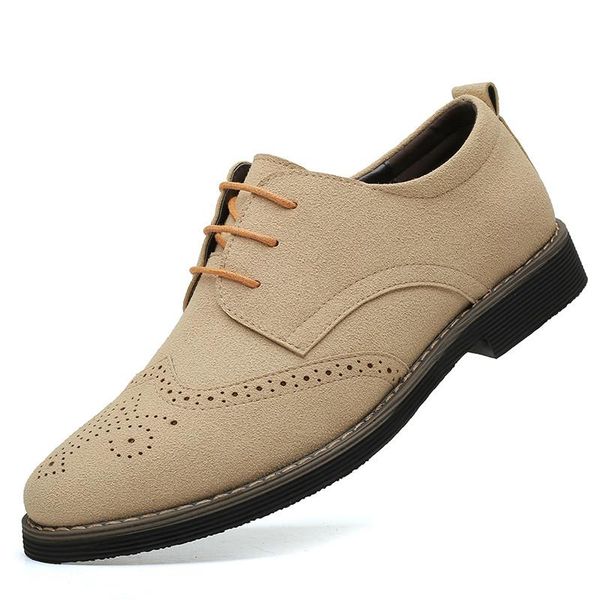dress shoes 2021 men oxford suede leather brogue lace up flats male casual formal large, Black
dress shoes 2021 men oxford suede leather brogue lace up flats male casual formal large, Black