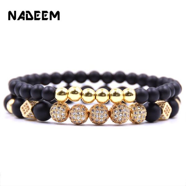 charm bracelets 2pcs/set couple his hers sets women men's distance black matte stone cz crown king tube bracelet lovers, Golden;silver
charm bracelets 2pcs/set couple his hers sets women men's distance black matte stone cz crown king tube bracelet lovers, Golden;silver
