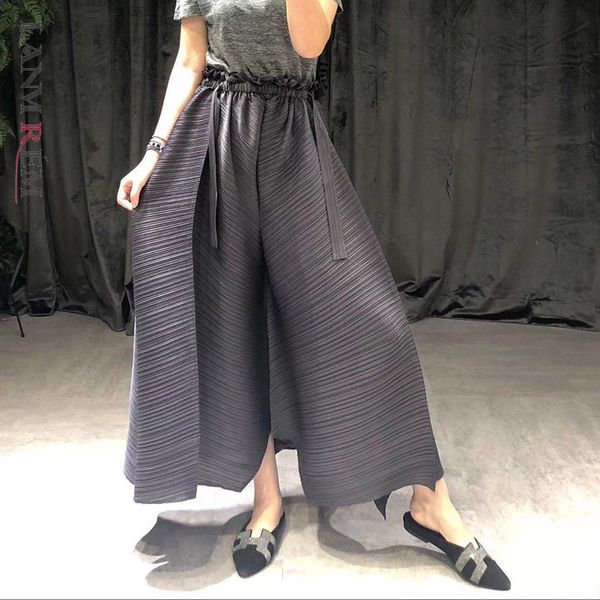 lanmrem pleated straight pants for famale autumn new large size elastic waist pleated wide leg pants women yj444 210319, Black;white
lanmrem pleated straight pants for famale autumn new large size elastic waist pleated wide leg pants women yj444 210319, Black;white