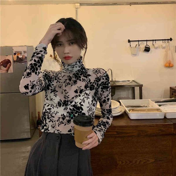t shirts printed transparent stretch turtleneck t-shirt women long sleeve slim female spring fp8w hj1y, White
t shirts printed transparent stretch turtleneck t-shirt women long sleeve slim female spring fp8w hj1y, White