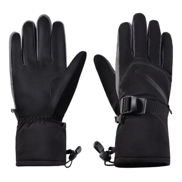 sports gloves cold protection warm and slippery thickening winter skiing outdoor windproof waterproof membrane, Black
sports gloves cold protection warm and slippery thickening winter skiing outdoor windproof waterproof membrane, Black