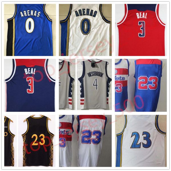 ncaa bradley 3 beal 4 westbrook jerseys new gray red blue white #23 wholesale retro vintage classic gilbert 0 arenas basketball jersey, Black;red
ncaa bradley 3 beal 4 westbrook jerseys new gray red blue white #23 wholesale retro vintage classic gilbert 0 arenas basketball jersey, Black;red
