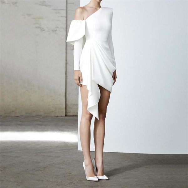 casual dresses white winter one shoulder long sleeve fashion women's dress celebrity party evening club, Black;gray
casual dresses white winter one shoulder long sleeve fashion women's dress celebrity party evening club, Black;gray