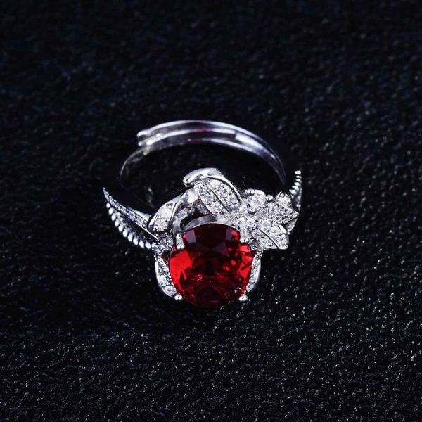 cluster rings solid 925 sterling silver red ruby bizuteria ring for women office anillos de gemstone wedding bands jewelry open, Golden;silver
cluster rings solid 925 sterling silver red ruby bizuteria ring for women office anillos de gemstone wedding bands jewelry open, Golden;silver