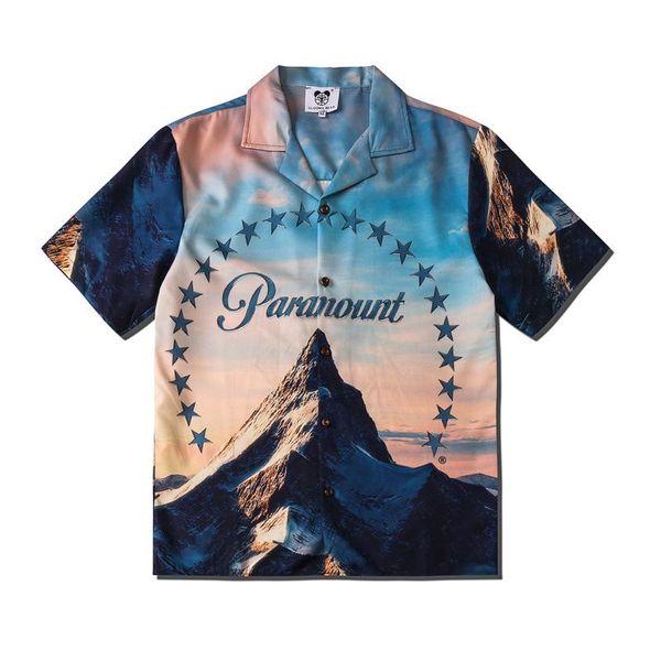 men's casual shirts harajuku short sleeve hawaiian for men summer blouse creative snow mountain letters printing chemise homme, White;black
men's casual shirts harajuku short sleeve hawaiian for men summer blouse creative snow mountain letters printing chemise homme, White;black