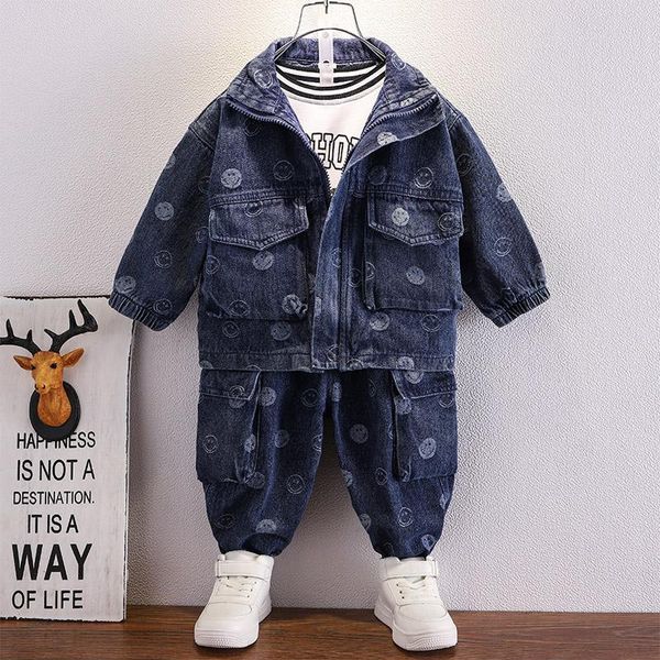 clothing sets tooling style kids suit for toddler boys children's clothes cartoon multi-pocket jacket coats +jeans cargo pants autumn, White
clothing sets tooling style kids suit for toddler boys children's clothes cartoon multi-pocket jacket coats +jeans cargo pants autumn, White