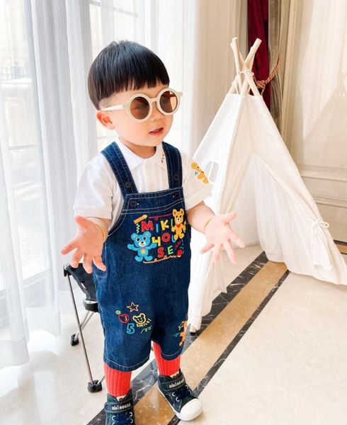jumpsuits baby boys short 2021 summer kids cartoon denim overalls cute bear embroidery shorts for girls 2-6 y, Blue
jumpsuits baby boys short 2021 summer kids cartoon denim overalls cute bear embroidery shorts for girls 2-6 y, Blue