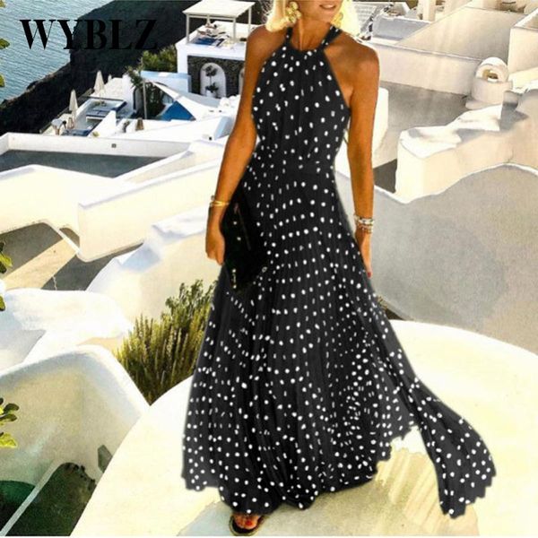 casual dresses halter print pleated long dress women fashion o neck beach maxi summer sleeveless elegant boho party xxl, Black;gray
casual dresses halter print pleated long dress women fashion o neck beach maxi summer sleeveless elegant boho party xxl, Black;gray