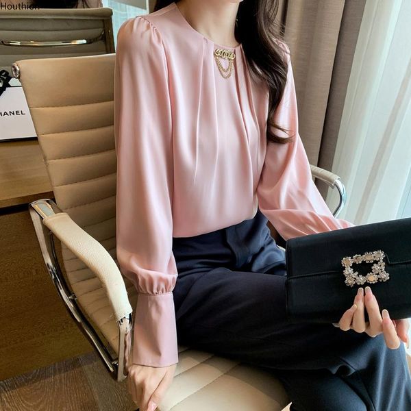 women's blouses & shirts autumn o collar shirt long sleeve stitching blouse solid color chiffon casual fashion lady loose, White
women's blouses & shirts autumn o collar shirt long sleeve stitching blouse solid color chiffon casual fashion lady loose, White