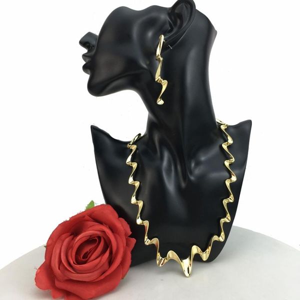 earrings & necklace mejewelry fashion dubai jewelry sets gold earring set for women african wedding party 24k jewelery bridal gifts, Silver
earrings & necklace mejewelry fashion dubai jewelry sets gold earring set for women african wedding party 24k jewelery bridal gifts, Silver