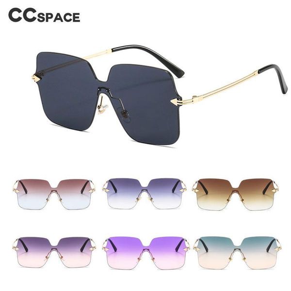 46658 metal one-piece square frame sunglasses for men and women fashion brand designer sunshade uv400 retro glasses, White;black
46658 metal one-piece square frame sunglasses for men and women fashion brand designer sunshade uv400 retro glasses, White;black