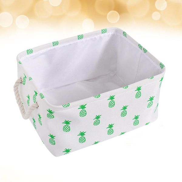 storage baskets durable printed basket foldable cotton fabric box multi-function sundries organizer for home (pineapple pattern)
storage baskets durable printed basket foldable cotton fabric box multi-function sundries organizer for home (pineapple pattern)