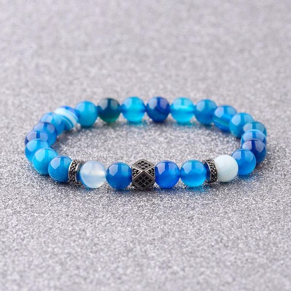beaded, strands amader blue onyx agat natural stone beads bracelet men black polyhedron zircon copper classic charm bracelets&bangles gift
beaded, strands amader blue onyx agat natural stone beads bracelet men black polyhedron zircon copper classic charm bracelets&bangles gift