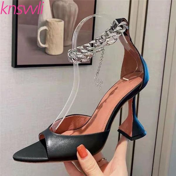 dress shoes high heels women pumps pointed peep toe designer woman cup heel runway ankle chain buckle party for, Black
dress shoes high heels women pumps pointed peep toe designer woman cup heel runway ankle chain buckle party for, Black