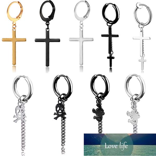 rinhoo 1pc stainless steel cross skull star scorpion tassel chain stud earrings earclip for women men fashion hip hop jewelry factory price, Golden;silver
rinhoo 1pc stainless steel cross skull star scorpion tassel chain stud earrings earclip for women men fashion hip hop jewelry factory price, Golden;silver