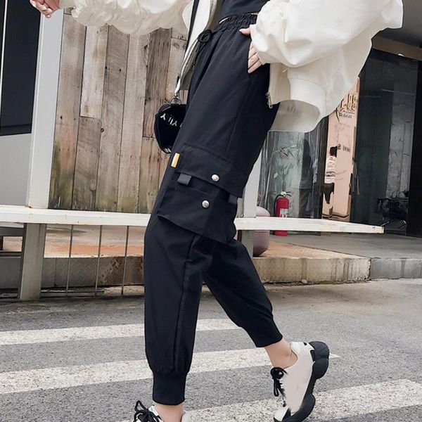 woman pants baggy sweatpants mid rise workout cargo loose casual joggers women trousers hip hop streetwear fall women's & capris, Black;white
woman pants baggy sweatpants mid rise workout cargo loose casual joggers women trousers hip hop streetwear fall women's & capris, Black;white