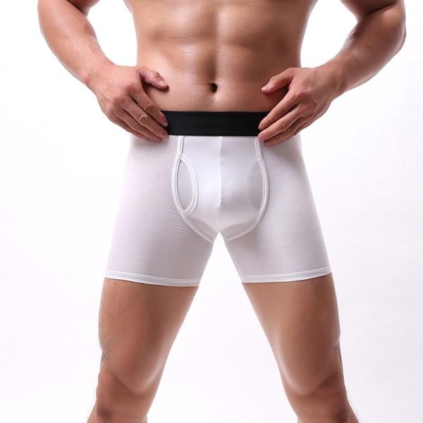 underpants long boxer panties men pocket underwear comfy u-convex underpant male bicycle sports soft shorts man bottom pant, Black;white
underpants long boxer panties men pocket underwear comfy u-convex underpant male bicycle sports soft shorts man bottom pant, Black;white