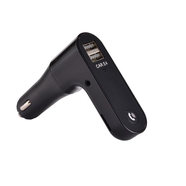 e4 car bluetooth fm transmitter adapter with usb charger audio player mp3 handsupport tf cards for universal cellphones
e4 car bluetooth fm transmitter adapter with usb charger audio player mp3 handsupport tf cards for universal cellphones