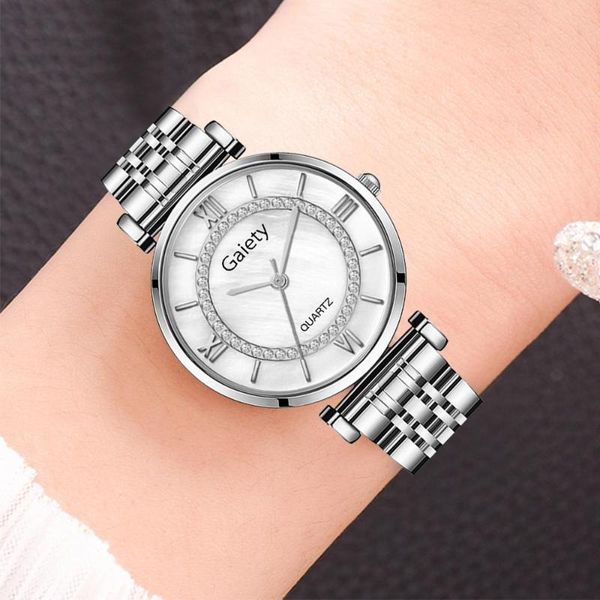 wristwatches 2021 ladies fashion watch personality quartz alloy strap female rhinestone dial women watches luxury, Slivery;brown
wristwatches 2021 ladies fashion watch personality quartz alloy strap female rhinestone dial women watches luxury, Slivery;brown