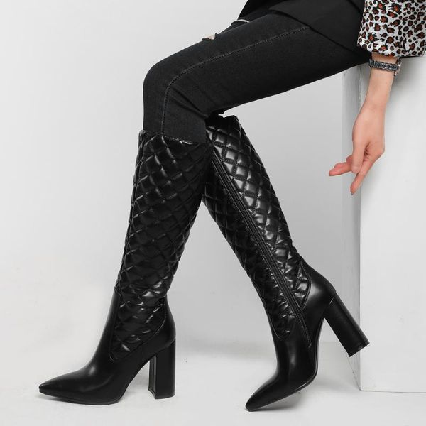 boots spring/autumn women ladies zipper heels pointed toe shoes girls knee high pu fall for 2021 black/white
boots spring/autumn women ladies zipper heels pointed toe shoes girls knee high pu fall for 2021 black/white