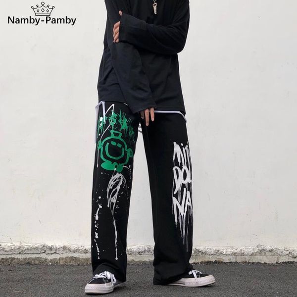 women's pants & capris hippie oversize wide leg women korean street style harajuku goth joggers sweatpants black trousers female hip ho, Black;white
women's pants & capris hippie oversize wide leg women korean street style harajuku goth joggers sweatpants black trousers female hip ho, Black;white