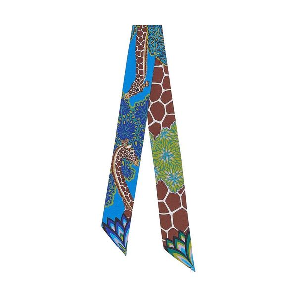 scarves 2021 brand design giraffe skinny scarf fashion women bag hair neck silk for ladies striped foulard headband pareo, Blue;gray
scarves 2021 brand design giraffe skinny scarf fashion women bag hair neck silk for ladies striped foulard headband pareo, Blue;gray