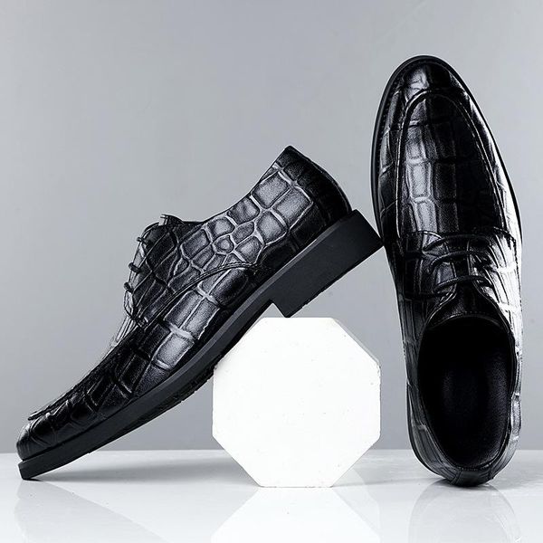 dress shoes 2021men oxfords leather handsome comfortable men business gentle wedding, Black
dress shoes 2021men oxfords leather handsome comfortable men business gentle wedding, Black