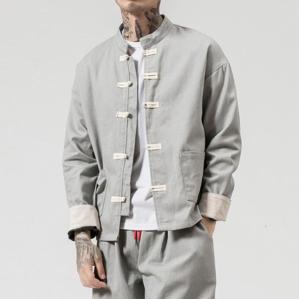 men's tracksuits 2021 men cotton linen sets mens tang suit jackets +pants male traditional chinese wushu tai chi hanfu tracksuit 5xl, Gray
men's tracksuits 2021 men cotton linen sets mens tang suit jackets +pants male traditional chinese wushu tai chi hanfu tracksuit 5xl, Gray