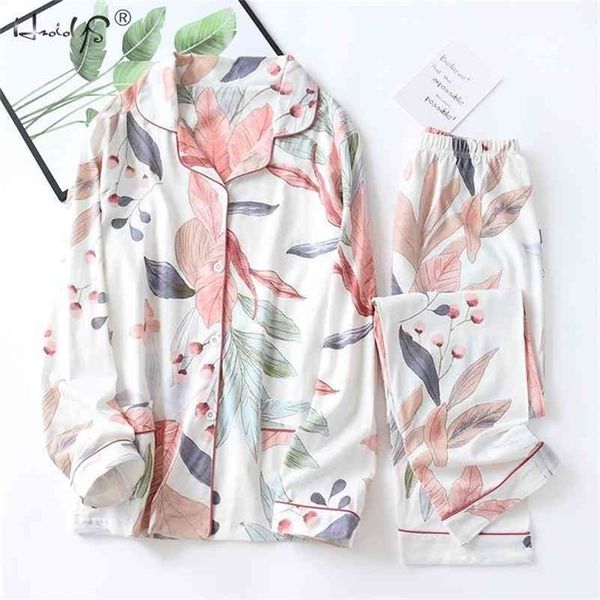 women's pajamas set floral printed full fresh style sleepwear set long sleeve pajamas for women pijama female casual homewear 210325, Black;red
women's pajamas set floral printed full fresh style sleepwear set long sleeve pajamas for women pijama female casual homewear 210325, Black;red