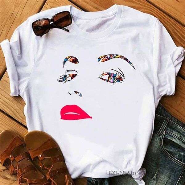 watercolor red lips eyelash mens t shirts and women makeup print tshirts vogue femme 90s harajuku ulzzang tumblr clothes, White;black
watercolor red lips eyelash mens t shirts and women makeup print tshirts vogue femme 90s harajuku ulzzang tumblr clothes, White;black
